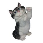 (image for) Little Thief Grey Tabby Cat Figurine