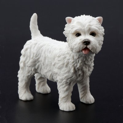 (image for) West Highland Terrier Dog Figurine Standing