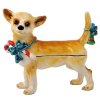 (image for) Chihuahua Christmas Dog Figurine Trinket Box by Keren Kopal