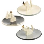 (image for) Animal Figurine Ring Holder Cat Elephant or Dog