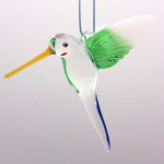 (image for) Hummingbird Ornament Handmade Glass by Egyptian Museum