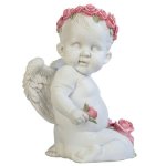 (image for) Making Rose Crowns Cherub Figurine