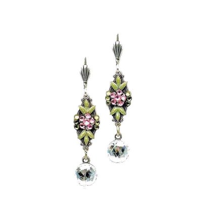 (image for) Crystal Droplet Flowers Chandelier Earrings by Anne Koplik