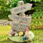 (image for) Magic Could Be Anywhere Fairy Garden Sign
