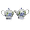 (image for) Floral Teapot Figurine Salt & Pepper Sets