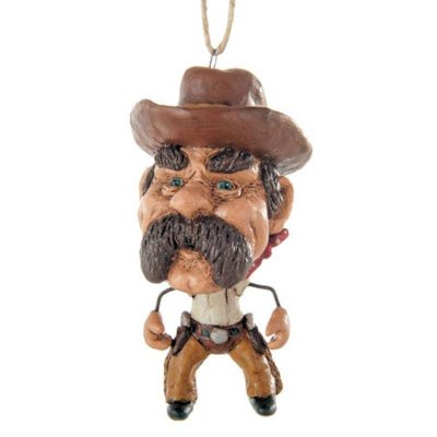 (image for) Cowboy Figurine Christmas Ornament by Bert Anderson