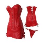 (image for) Fiery Damsel Corset Set Also Plus Sizes