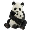 (image for) Mother Hugging Baby Panda Bear Figurine