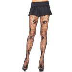 (image for) Black Skull & Spider Web Design Pantyhose