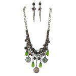 (image for) Vintage Jewels Necklace & Earrings Jewelry Set