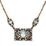 (image for) Opals & Crystal Magic Pendant Necklace by Anne Koplik