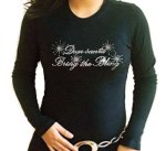 (image for) Bring the Bling Christmas Rhinestone Shirt Santa