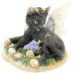 (image for) Zoe Cat Fairy Figurine by Faerie Glen