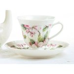 (image for) Apple Blossom Tea Cup & Saucer Set of 2