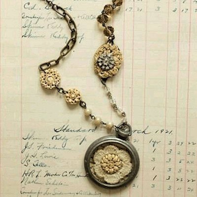 (image for) Lace Vintage Heirloom Pendant Necklace