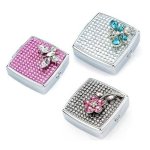 (image for) Crystal Menagerie Small Metal Pillbox by Spring Street Design