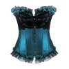 (image for) Elegant Teal Goddess Corset