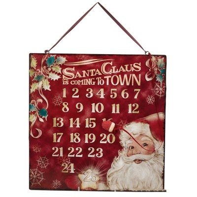 (image for) Santa Claus is Coming Christmas Count Down Sign