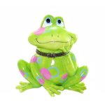 (image for) Green Frog Prince Waiting to be Kissed Trinket Box