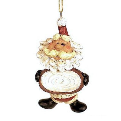 (image for) Sign to Personalize Christmas Ornament Santa Figurine