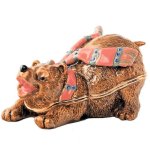 (image for) Playful Character Bear Figurine Trinket Box by Keren Kopal