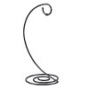 (image for) Petite Antique Gold Metal Ornament Stand