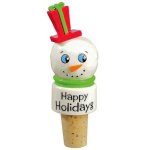 (image for) Snowman Christmas Wine Cork