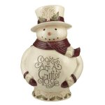 (image for) Merry Holiday Snowman Christmas Cookie Jar