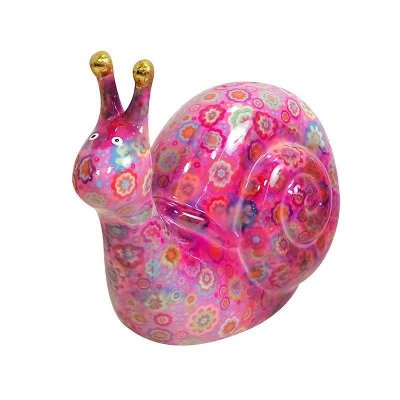 (image for) Speedy Snail Figurine Piggy Bank by Pomme Pidou