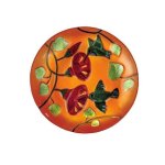 (image for) Hummingbird Glass Bird Bath Bowl by Grasslands Road
