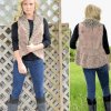 (image for) Skirted Tan & Black Sleeveless Sweater Vest