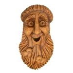 (image for) Oswald Gnome Face Birdhouse Garden Figurine