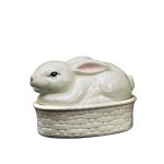 (image for) Bunny Figurine Ring Holder Bowl or Trinket Box