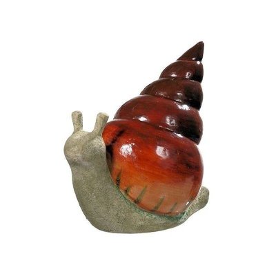 (image for) Snail Garden Figurine with Red Shell