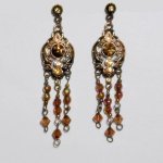 (image for) Brilliantly Glowing Topaz Chandelier Earrings