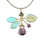 (image for) Pomegranate Bouquet Fairy Pendant Necklace
