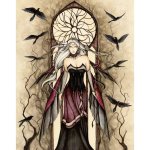 (image for) Dark Queen Fantasy Art by Jessica Galbreth