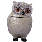 (image for) A Snowy White Owl Figurine Trinket Box by Keren Kopal