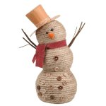 (image for) Button Boy Snowman Christmas Figurine