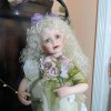 (image for) Springtime Woodland Fairy Porcelain Doll Table Lamp