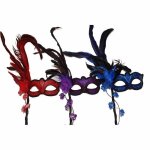 (image for) Floral Venetian Carnival Mask on a Stick