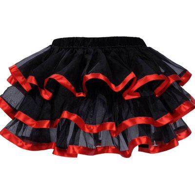 (image for) Flirty Ribbon Color Black Tutu Skirt