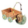 (image for) Snail Cart Fairy Garden Figurine by Grasslands Road