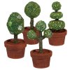 (image for) Topiary Fairy Garden Figurines Set of 4