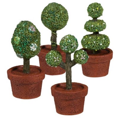 (image for) Topiary Fairy Garden Figurines Set of 4