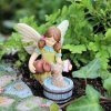 (image for) Katie & Dog Fairy Garden Figurine