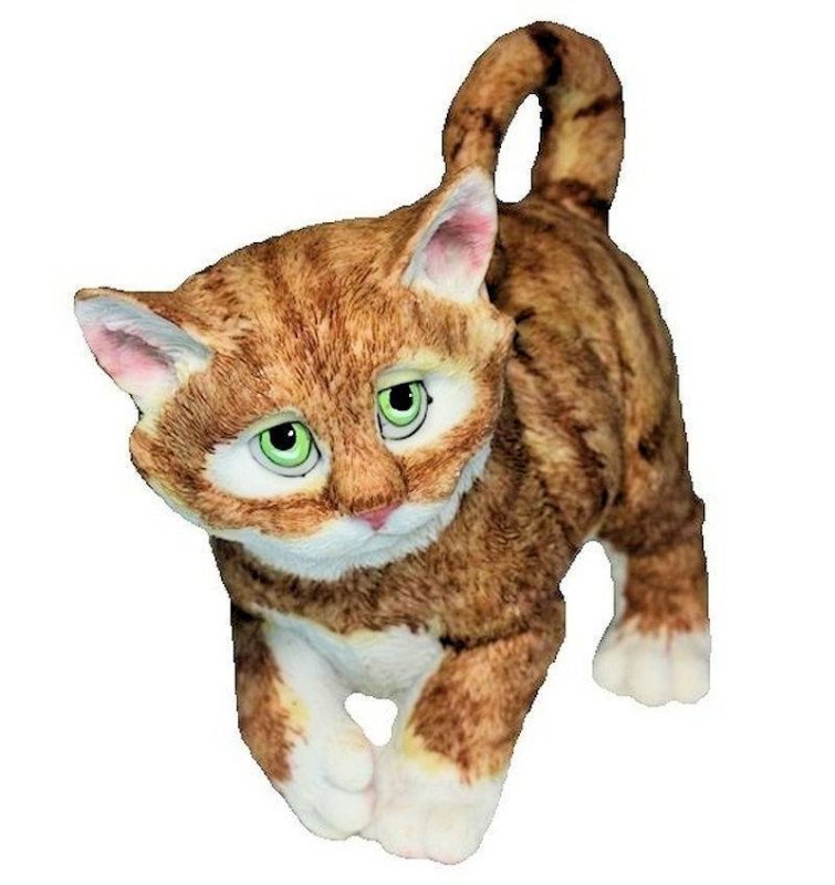 (image for) I Miss You Orange Tabby Cat Figurine