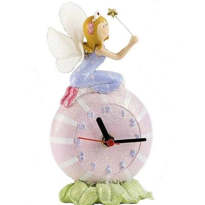 (image for) Granting Wishes Clock Fairy Figurine