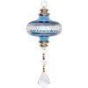 (image for) Crystal Dangle Glass Ornament with Clear Stripe
