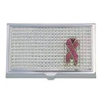 (image for) Pink Ribbon Credit Card Wallet by Spring Street Design